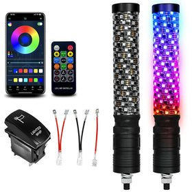 VI9000 front packaging showing two 1FT whips and accessories for easy setup