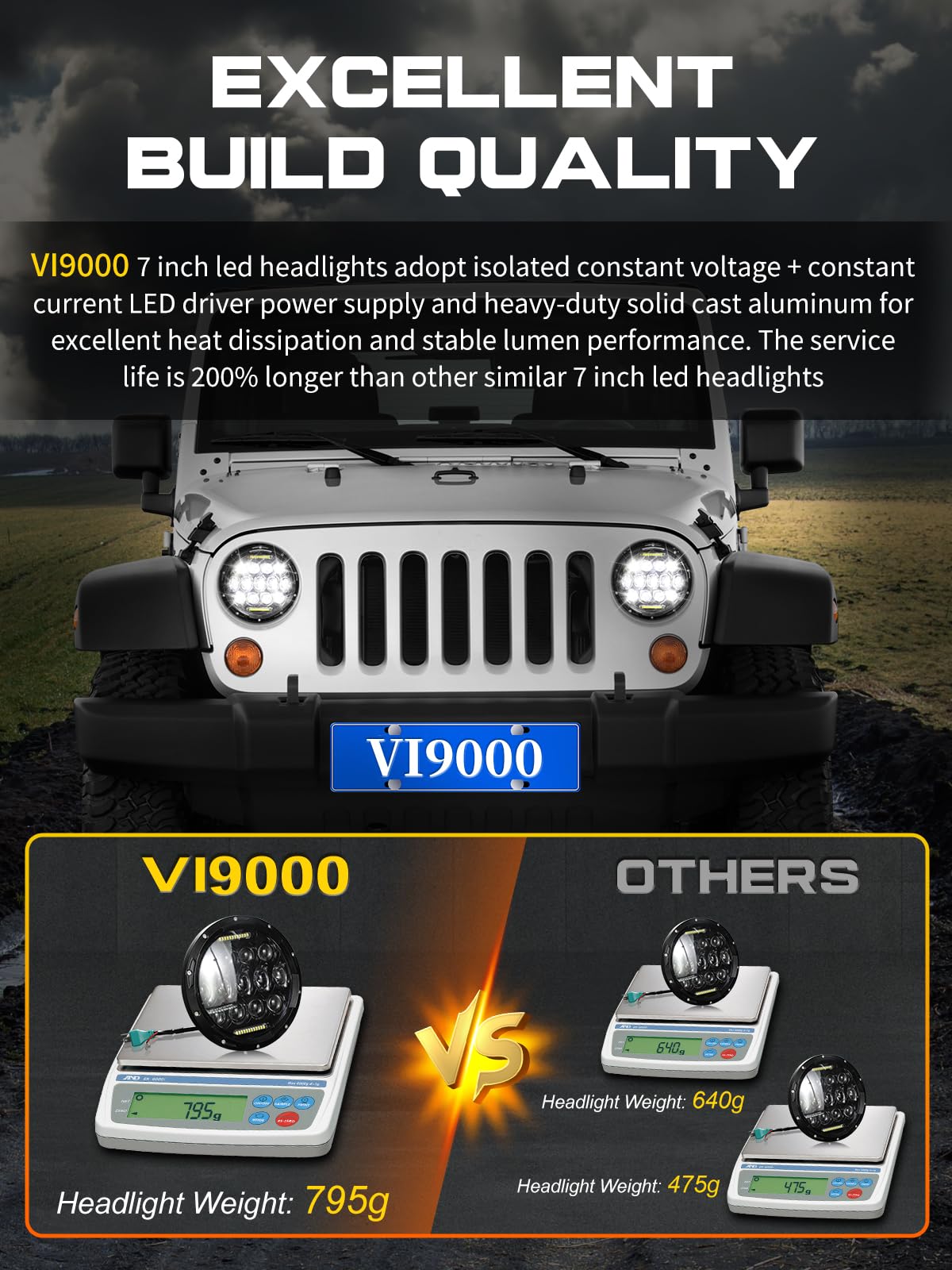 VI9000 installed on Jeep Wrangler offering modern upgrade