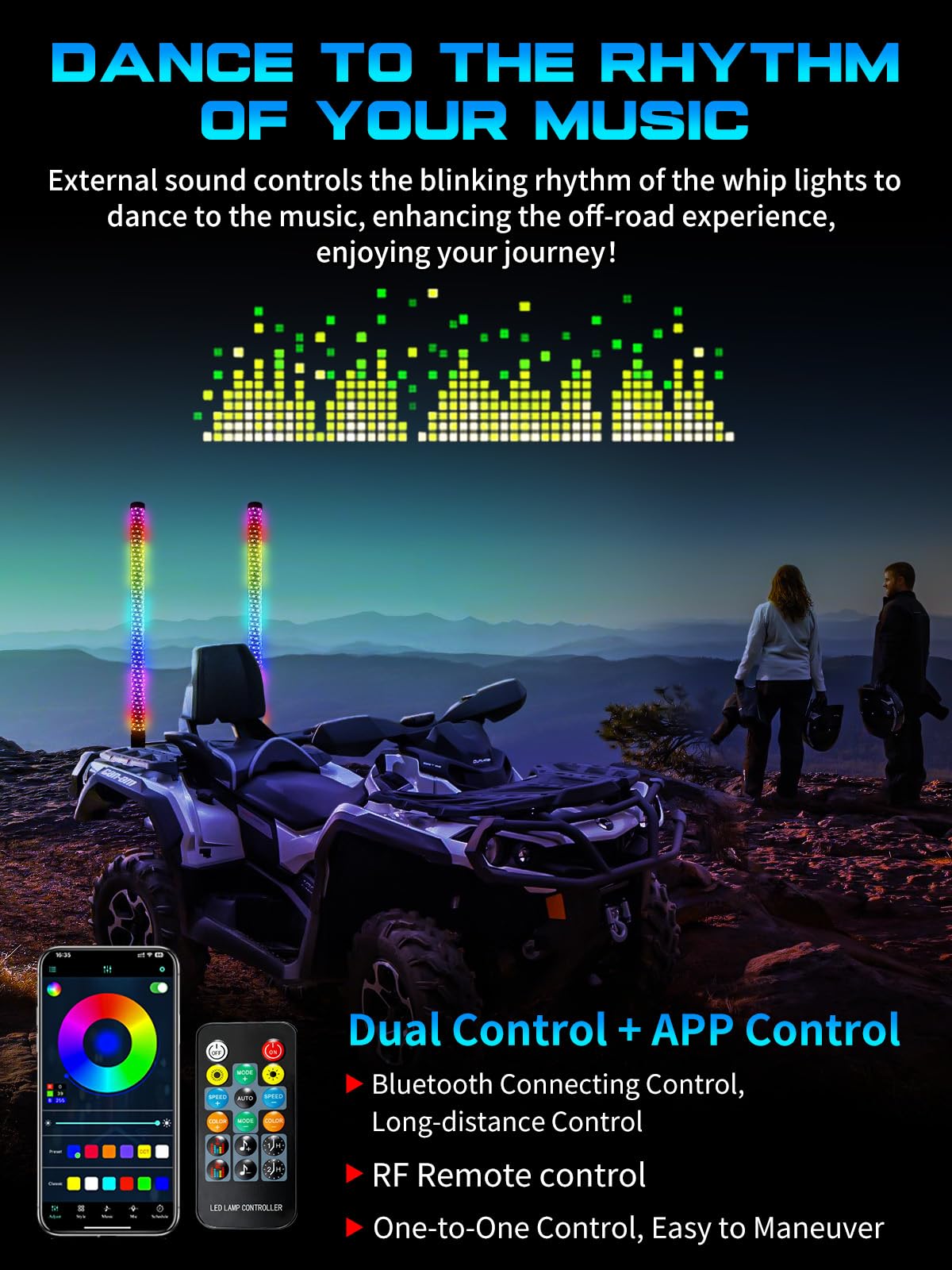 VI9000 remote and app controls display offering easy customization