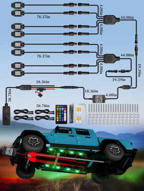 VI9000 wiring and included hardware laid out to show simple plug-and-play installation