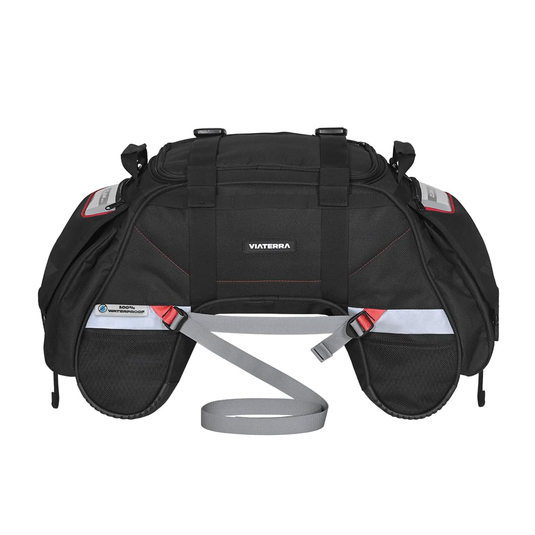 ViaTerra roll-top close-up highlighting waterproof seal and compression