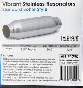 Vibrant Performance resonator installed under vehicle demonstrates compact fit and tone control benefit