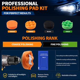 VIBRATITE backing pad mounted on drill illustrating easy attachment and control