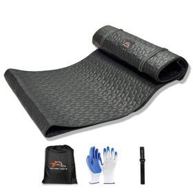 VICTORY DRIVE front view showing full 60x28 mat and brand logo, professional support