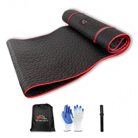 VICTORY DRIVE front view showing full red creeper mat for comfortable support