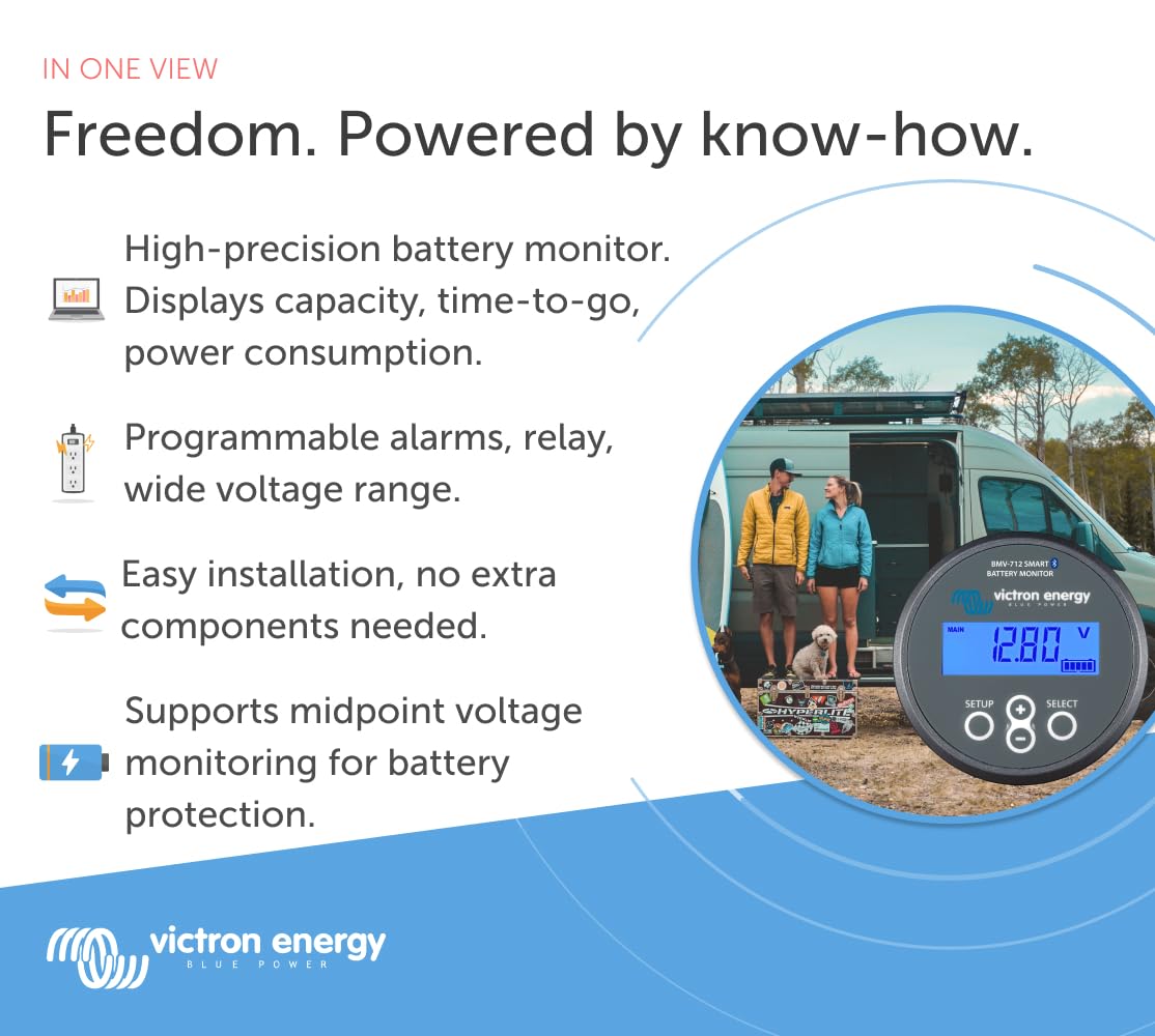 Victron Energy shunt close-up illustrating durable enclosure and precise current measurement benefit