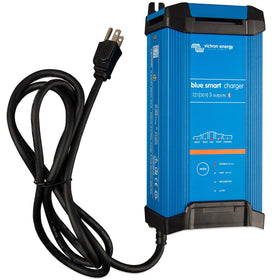 Victron Energy front view of charger showing compact design and durable casing benefit