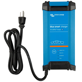 Victron Energy front view of charger showing compact design and durable housing benefit