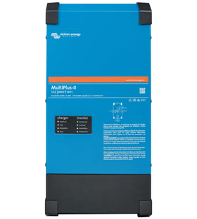 Victron Energy front panel showing controls and LED indicators for reliable operation