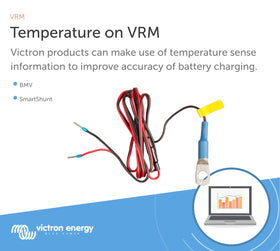 Victron Energy close-up of sensor probe tip demonstrating durable construction and accurate sensing