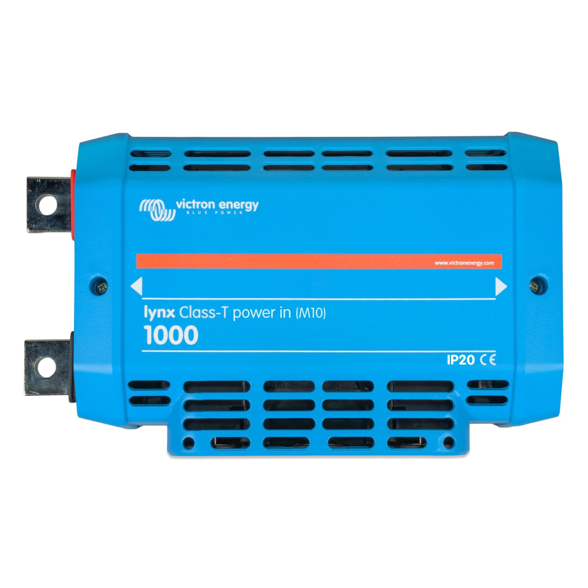 Victron Lynx Class-T front panel showing connectors and compact layout for easy installation