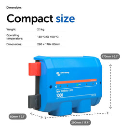 Victron Energy Lynx Distributor wired in a boat illustrating tidy connections and safer installations