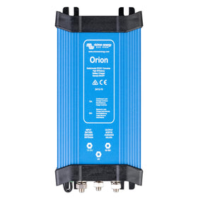 Victron Energy Orion front panel showing model and status LEDs for easy monitoring