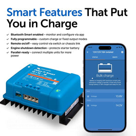 Victron Energy Orion-Tr label and specs detail for quick product identification