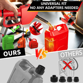 VierKate close-up of auto-stop hand nozzle with secure shutoff for safe transfers