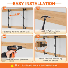 ViewKur rack in use as gardener loads trimmers quickly for efficient workflow