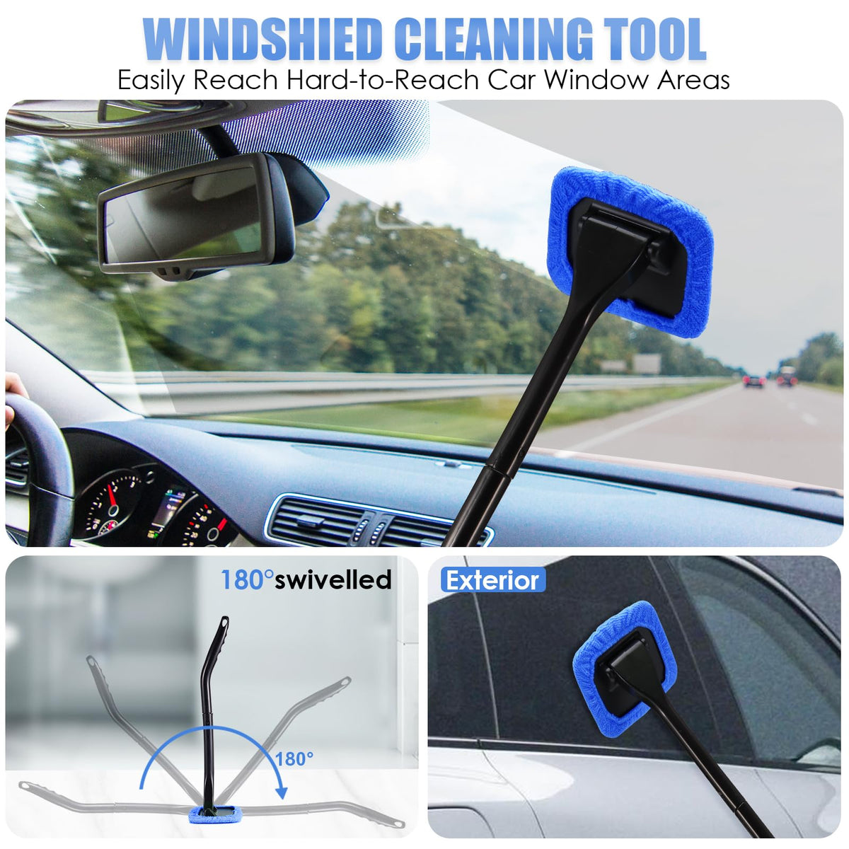 Viewsun accessory nozzles laid out for versatile reach and precision