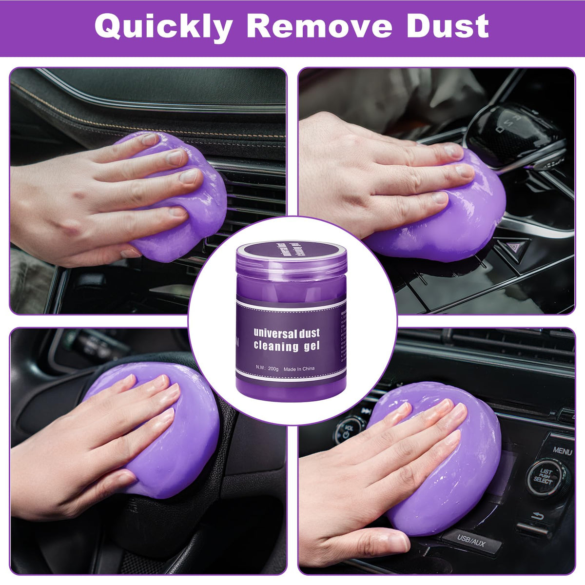Viewsun cleaning gel with spray bottle displayed for deep crevice and surface cleaning