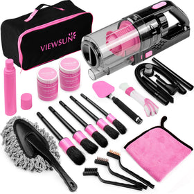 Viewsun compact vacuum cleaning car interior with powerful suction benefit