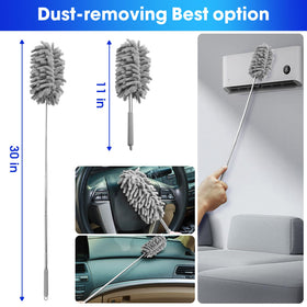 Viewsun assorted detail brushes displayed for vent and seam cleaning benefit