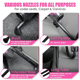 Viewsun detailing brushes arranged to reach vents seams and textured surfaces