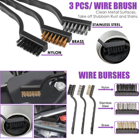 Viewsun kit in use cleaning a vent and console illustrating reach and precise dust removal
