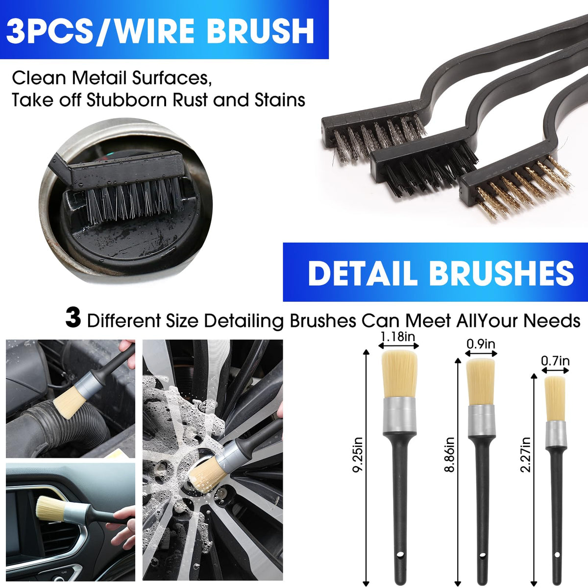 Viewsun retractable duster cleaning dashboard for quick dust removal
