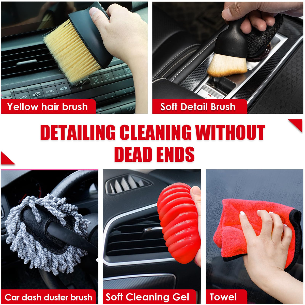 Viewsun windshield cleaner swivel head showing full-contact glass cleaning