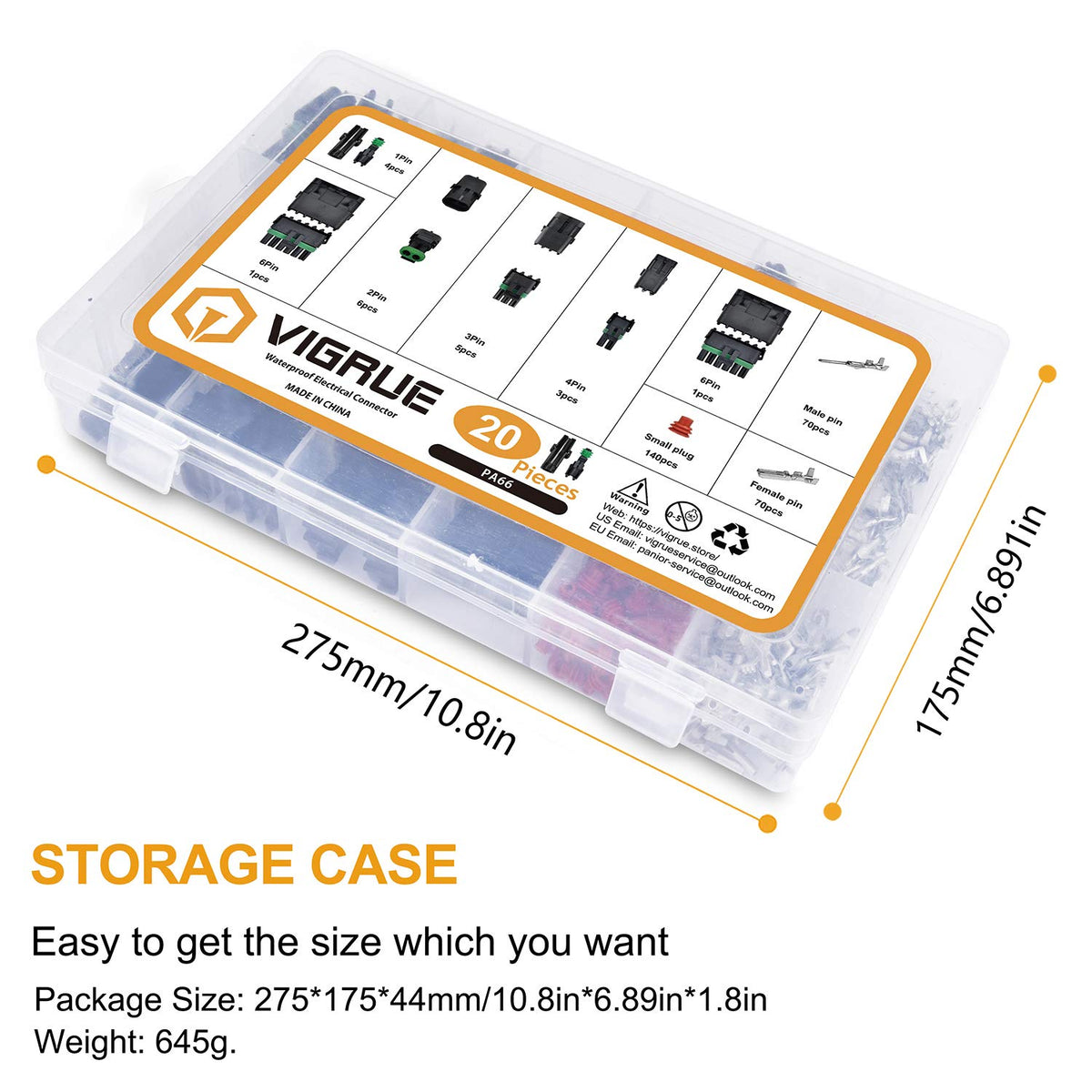 VIGRUE kit on a workbench during installation showing organized workflow benefit