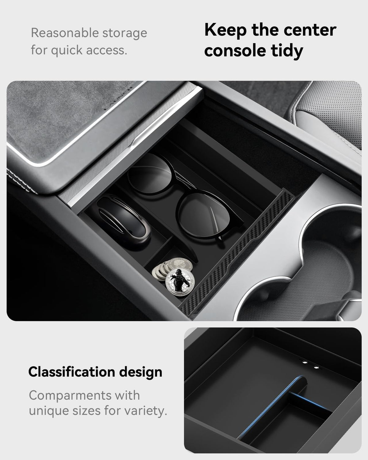VIHIMAI installed in Tesla Model Y Juniper console showing tidy organization