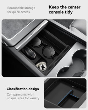VIHIMAI installed in Tesla Model Y Juniper console showing tidy organization