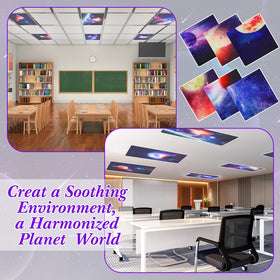 VIHOSE gallery installed in classroom creating themed ambience and reduced glare