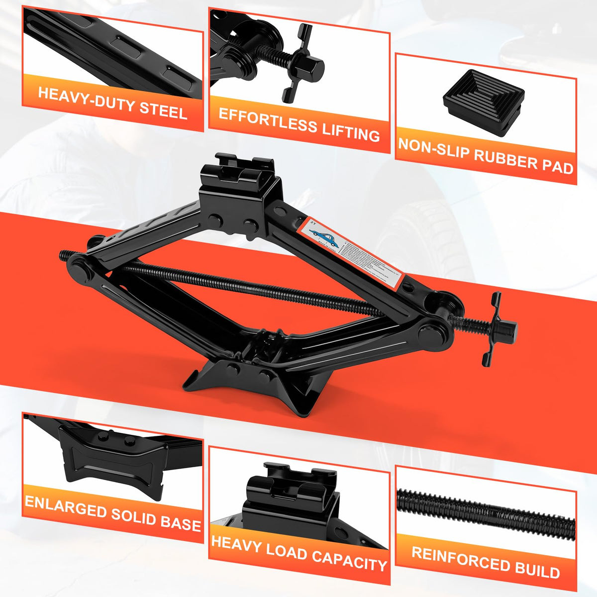 Viibrra rubber pad close-up protecting vehicle paint and improving grip