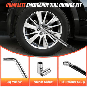Viibrra jack extended to show height range for low sedans to taller SUVs