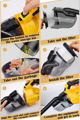 Vijezoy crevice tool cleaning car seat seams for thorough vehicle interior reach
