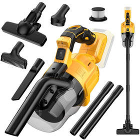 Vijezoy vacuum front profile showing compact stick form and ergonomic grip for easy handling
