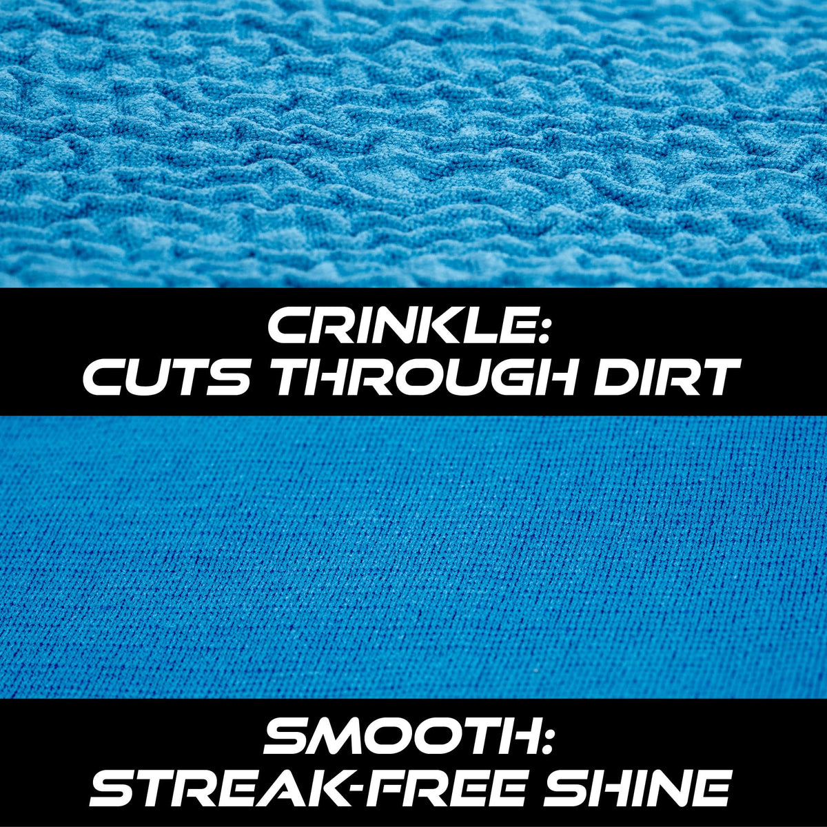 VIKING close-up of ridged texture lifting grime for effective cleaning benefit