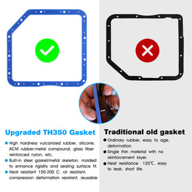 Vilapow gasket held in hand showing size and easy alignment benefit
