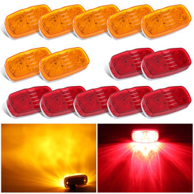 VINAUO front view of double bullseye marker light showing visibility advantage