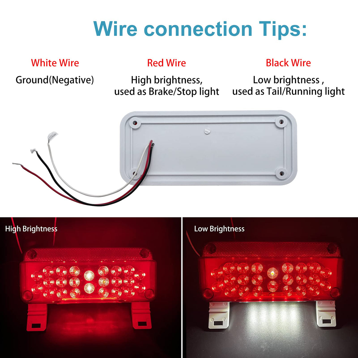 VINAUO installed on trailer rear improving nighttime signaling safety