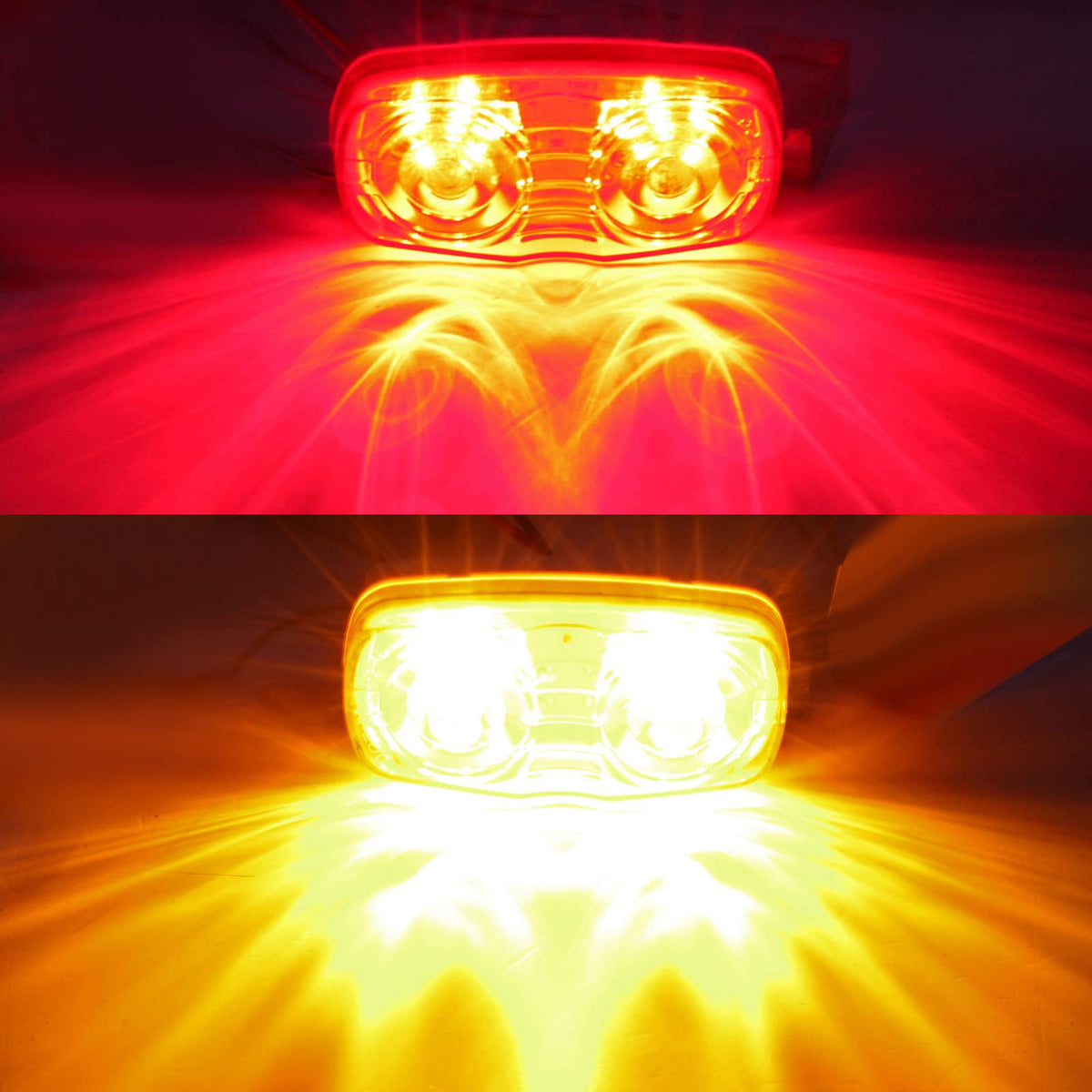 VINAUO marker light in rain demonstrating IP67 weather protection