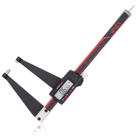 VINCA front view of digital rotor gauge showing stainless-steel body and controls for reliable readings