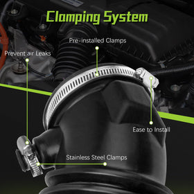 VINMS hose metal clamps and hose ends detail ensuring secure seal and leak prevention