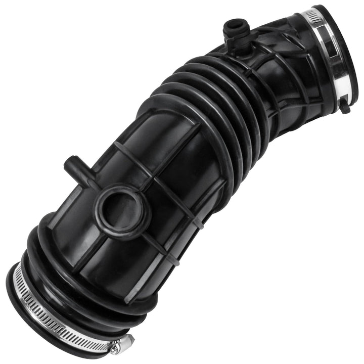 VINMS intake hose front view showing fitment and included clamps benefit durability