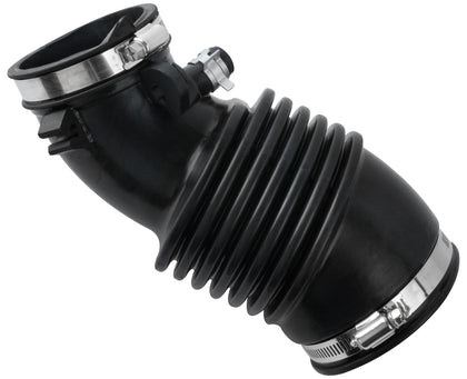 VINMS intake hose front view showing fit and shape, ensures correct alignment