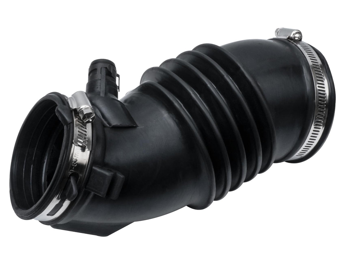 VINMS front view of intake hose showing shape and mounting points for easy fit