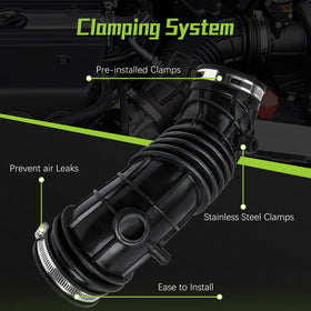 VINMS intake hose installed on Honda engine demonstrating correct fitment benefit