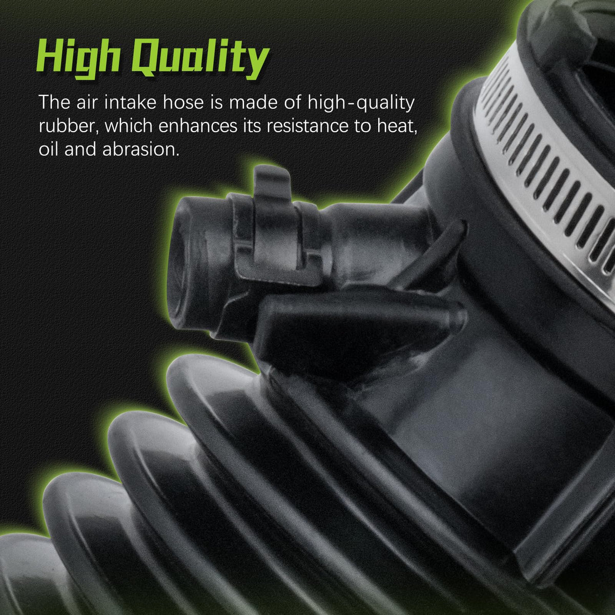 VINMS reinforced rubber texture close-up showing heat resistance