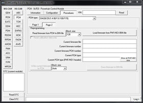 VINTscan on a workbench beside tools with truck in background, professional use