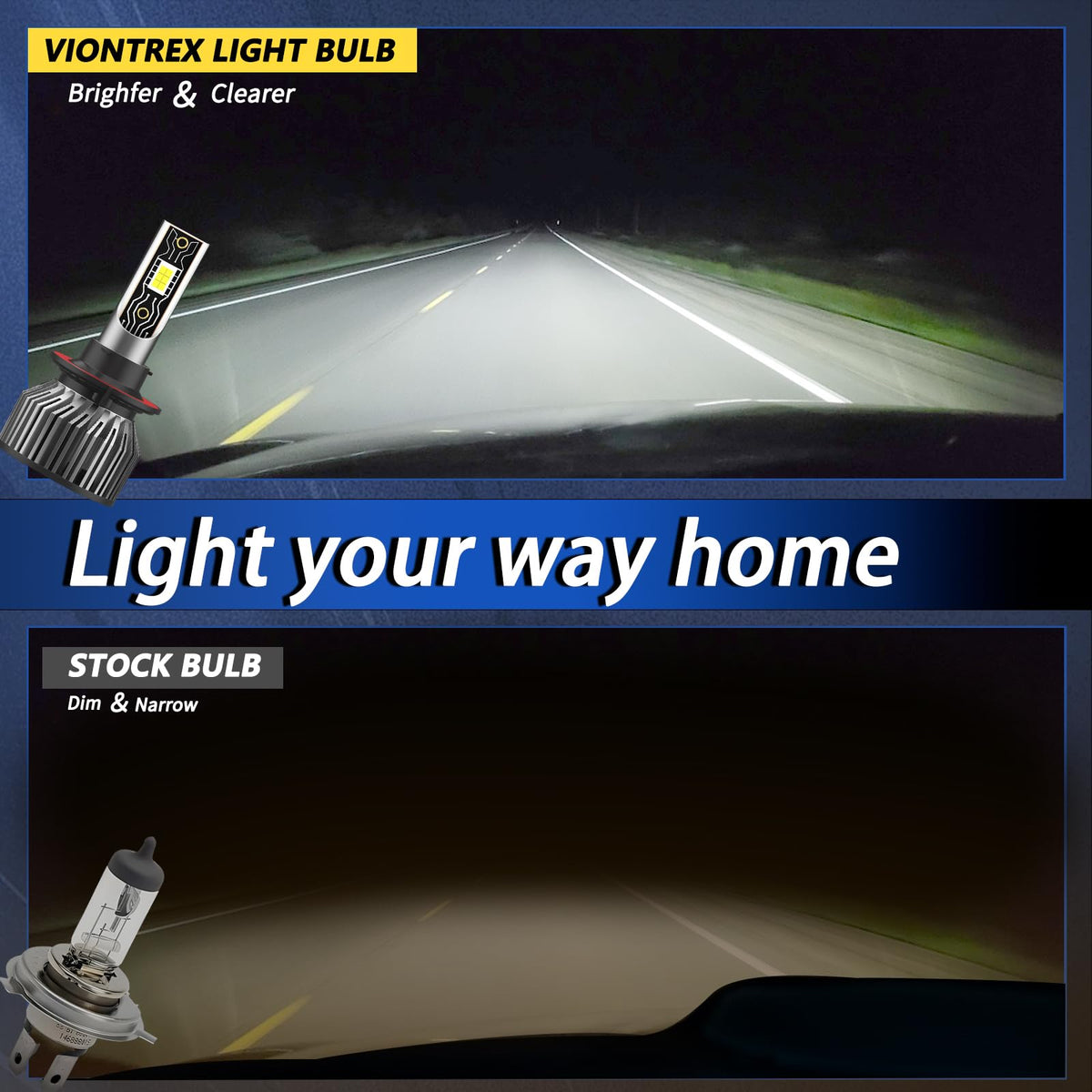 VIONTREX close-up of LED chip revealing precise optics and improved clarity benefit